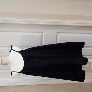 SOMA NWT WOMEN'S Swim Cover up/Lounge Dress/Adjust shoulder ties. Black Size L